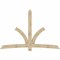 Ekena Millwork Davenport Rough Sawn Timber Gable Bracket, Douglas Fir, 108"W x 72"H x 6"D x 6"F, 16/12 Pitch GBW108X72X0606DAV00RDF - alternate 1